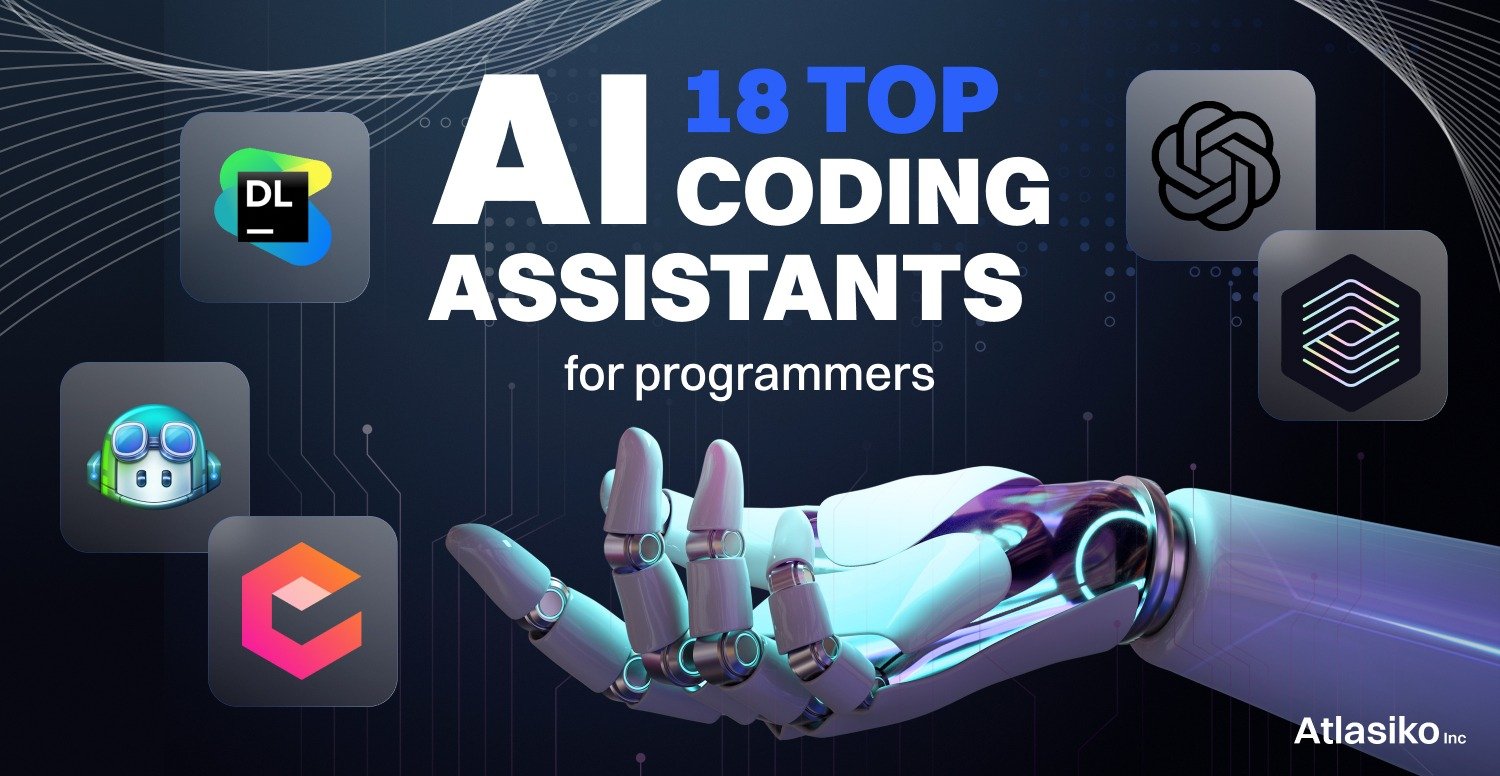 Developer coding with AI assistant showing intelligent code suggestions