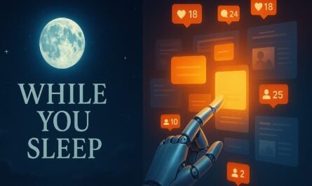 AI social media automation dashboard scheduling posts across Instagram Twitter and LinkedIn