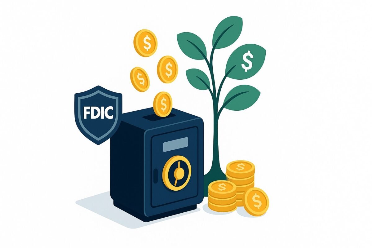 High-yield savings account earning 5% APY compared to traditional bank